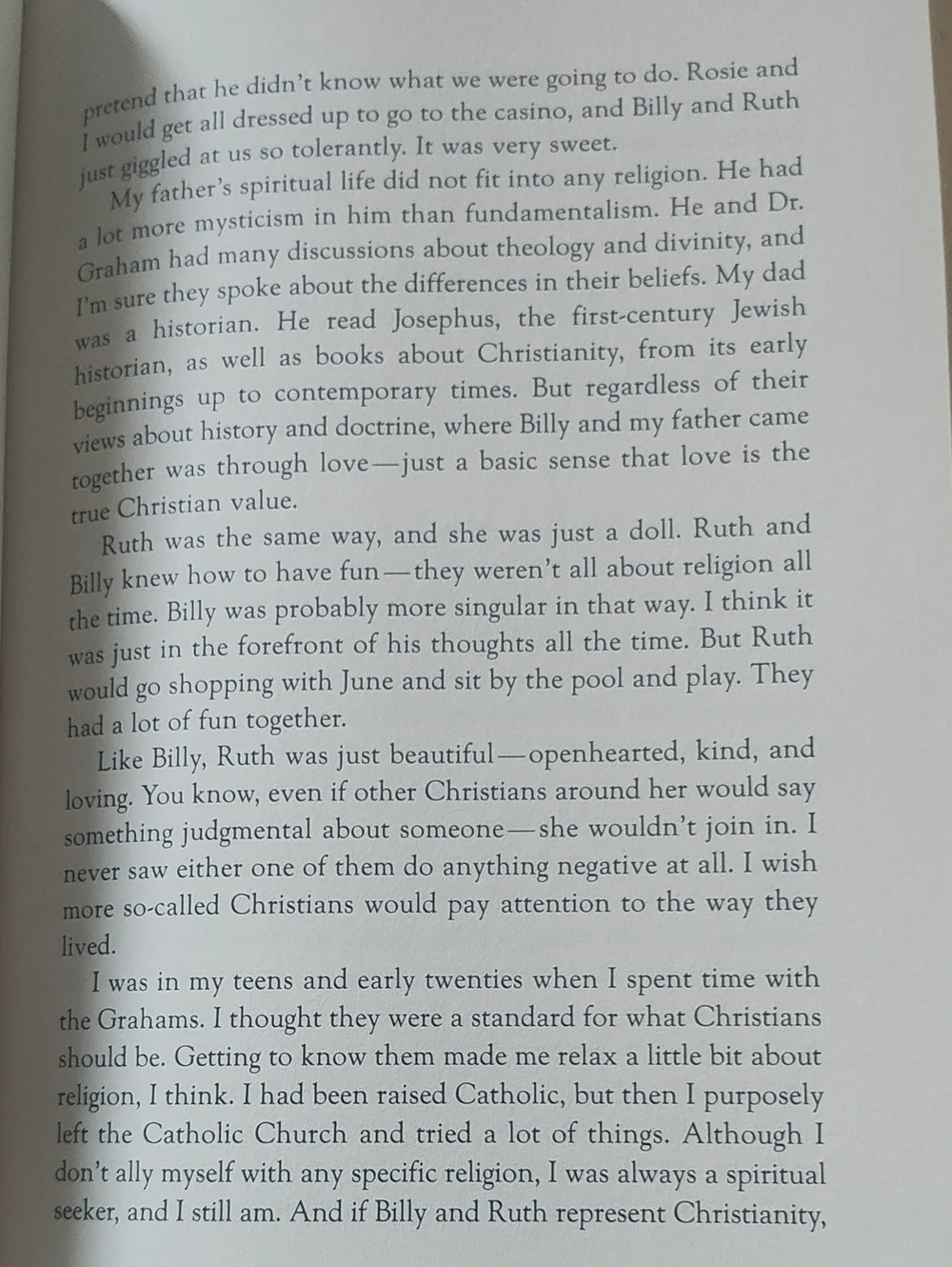 FALL READING: BILLY GRAHAM AND ME